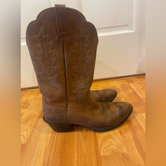 Ariat Heritage R Toe Women's Western Boot Size 7 - Picture 2 of 6